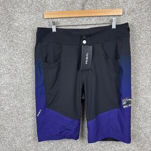 Primal Cycling Shorts llex‎ MTB Men's Size Medium Black Purple